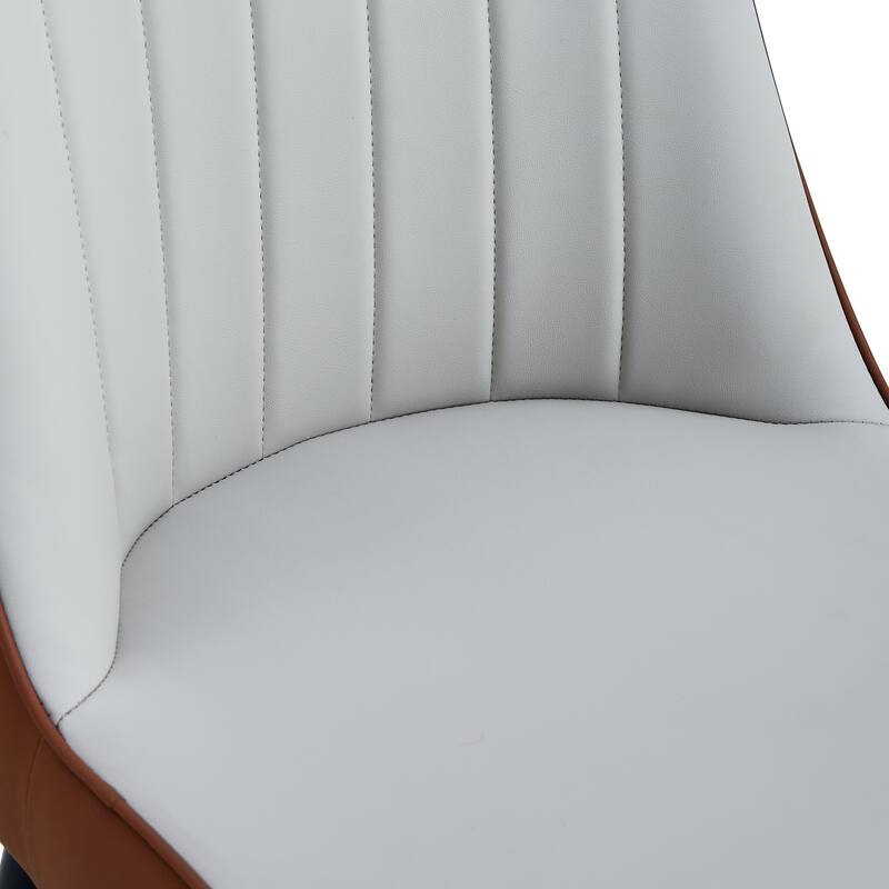 Modern PU Leather Dining Chair ,Set of 2