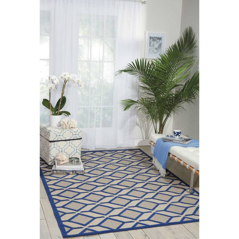 Nourison Aloha Geometric Indoor/Outdoor Area Rug