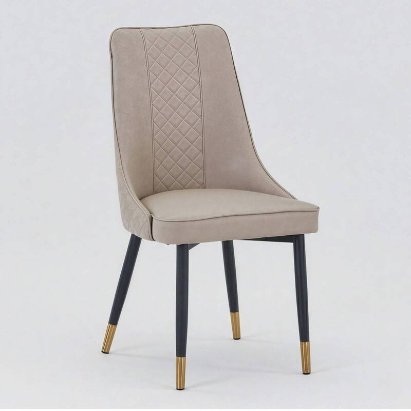 Allure Modern High-back Fabric or Leather Upholstered Accent Dining Chair with Solid Oak Wood Legs (Set of 4)
