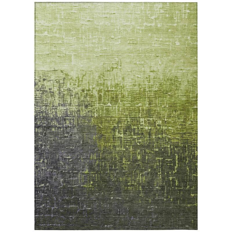 HomeRoots Ombre Transitional Rectangle Outdoor Rug