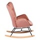 preview thumbnail 12 of 46, Carson Carrington Mid-century Modern Velvet Rocker Accent Chair