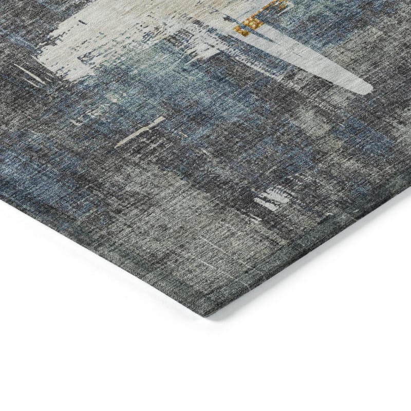 HomeRoots Abstract Traditional Rectangle Outdoor Rug