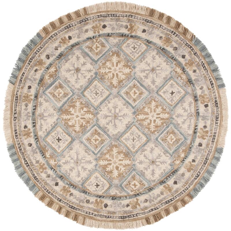 SAFAVIEH Handmade Blossom Kokoro Modern Floral Wool Rug