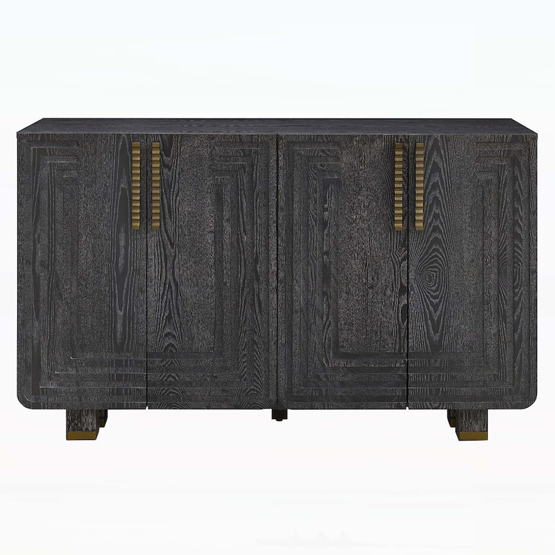 Retro Buffet Cabinet with Adjustable Shelves,for Dining,Kitchen,and Living Room