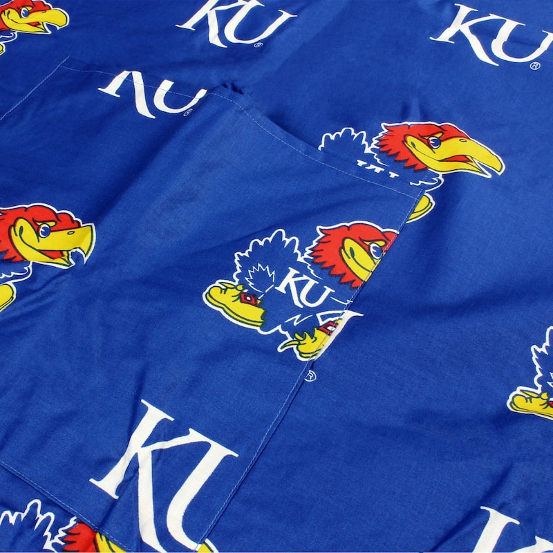 Kansas Jayhawks Tailgating or Grilling Apron With 9" Pocket, Fully Adjustable