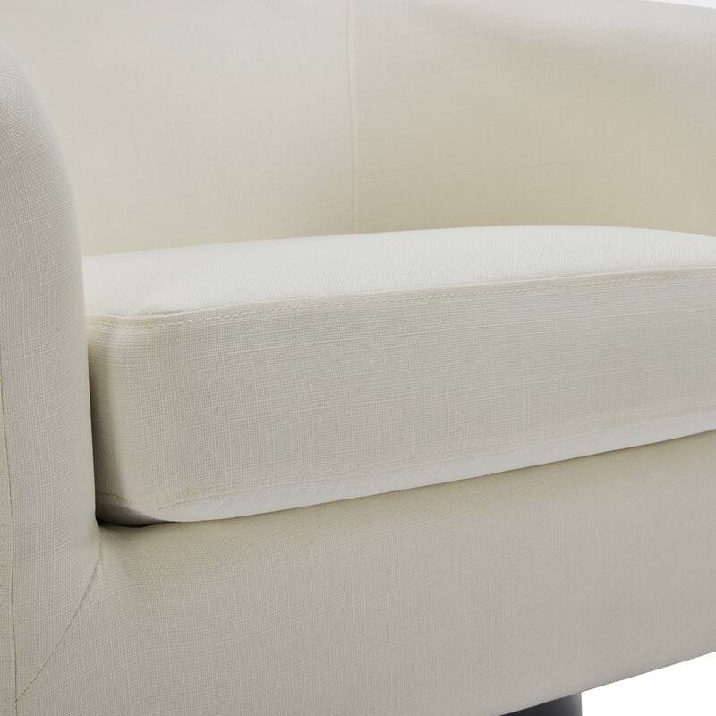 Modern 360°Swivel Accent Chairs Barrel Armchairs