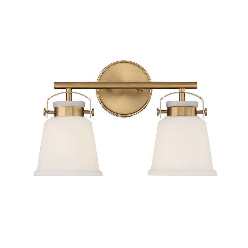 Savoy House 8-1627-2 Kaden 2 Light 16" Wide Bathroom Vanity Light - Warm Brass
