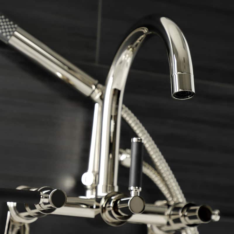 Kingston Brass Kaiser Wall Mounted Clawfoot Tub Filler � Includes Hand