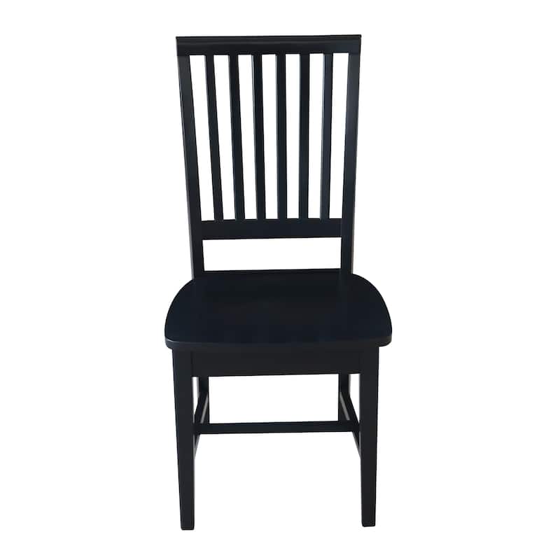 Solid Wood Mission Dining Side Chairs - Set of 2