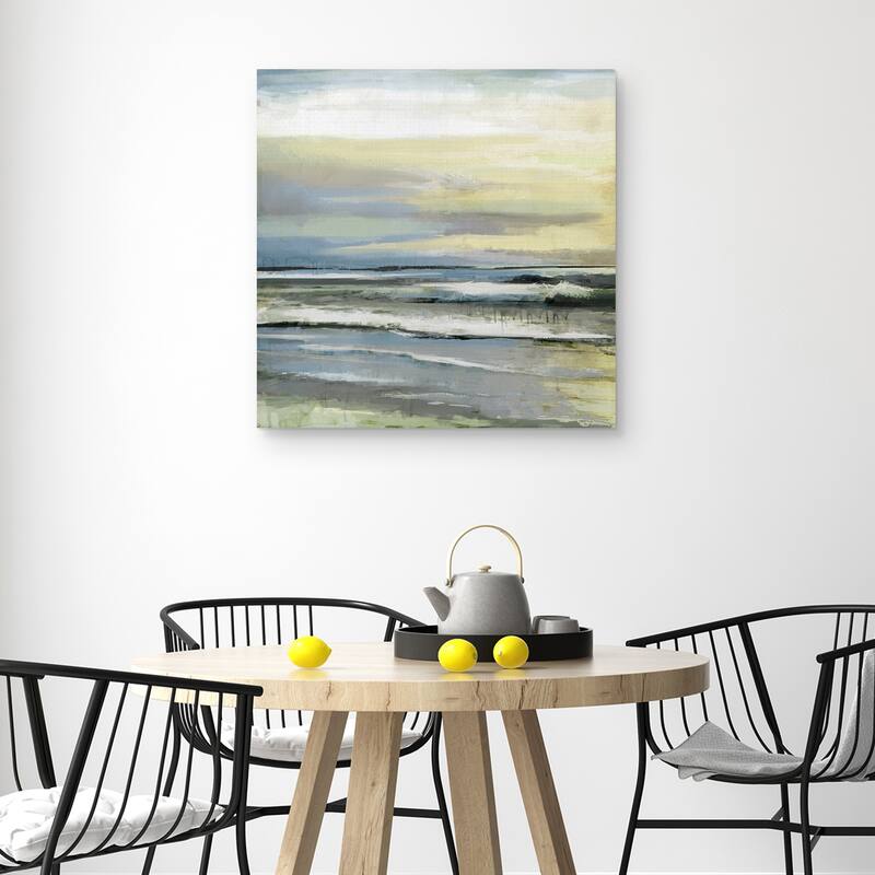 Tonal Tides Blue by Studio Arts Canvas Art Print