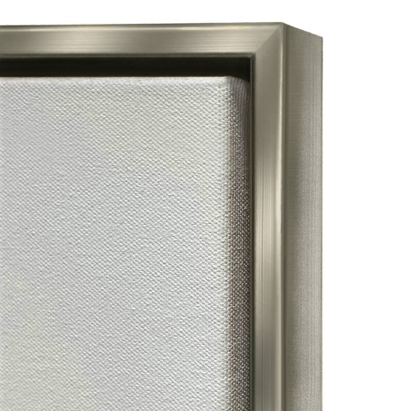 Stupell Life Is Short Smile Grey on White Planked Look Floater Frame - Off-White