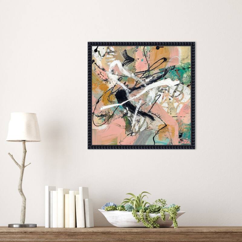 Fluid by Suzanne McCourt Framed Canvas Wall Art Print