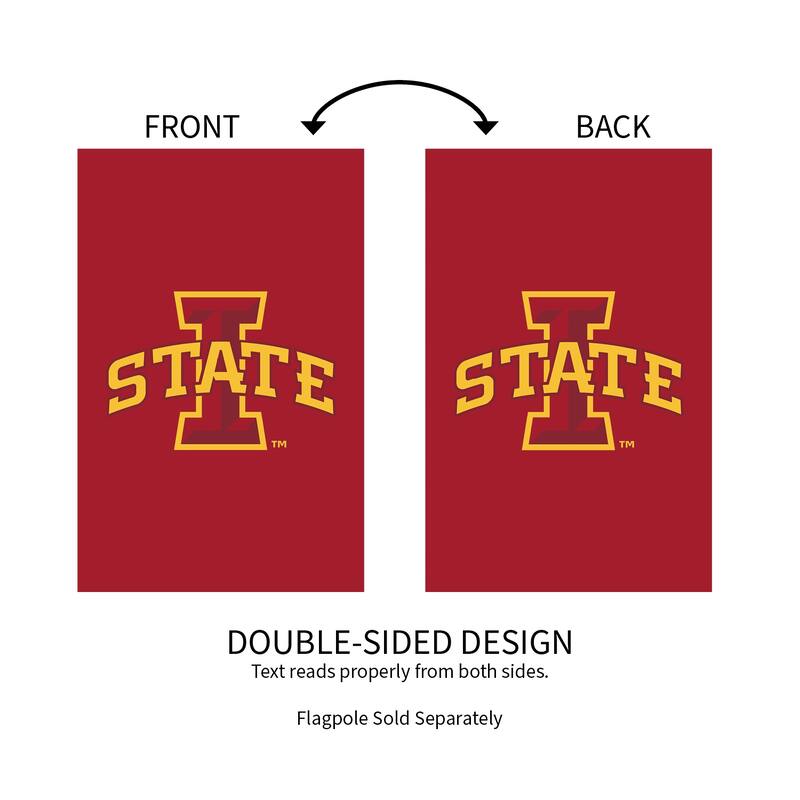 Applique Flag, House Size, Iowa State University