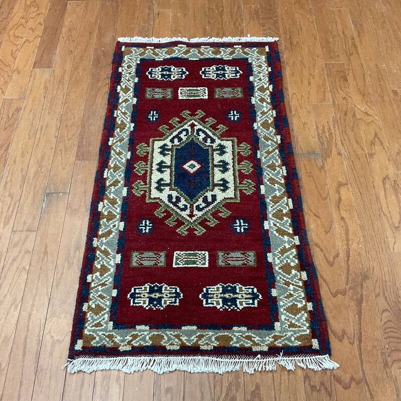 HERAT ORIENTAL Handmade Kazak Wool Rug - 2'3" x 4'2"