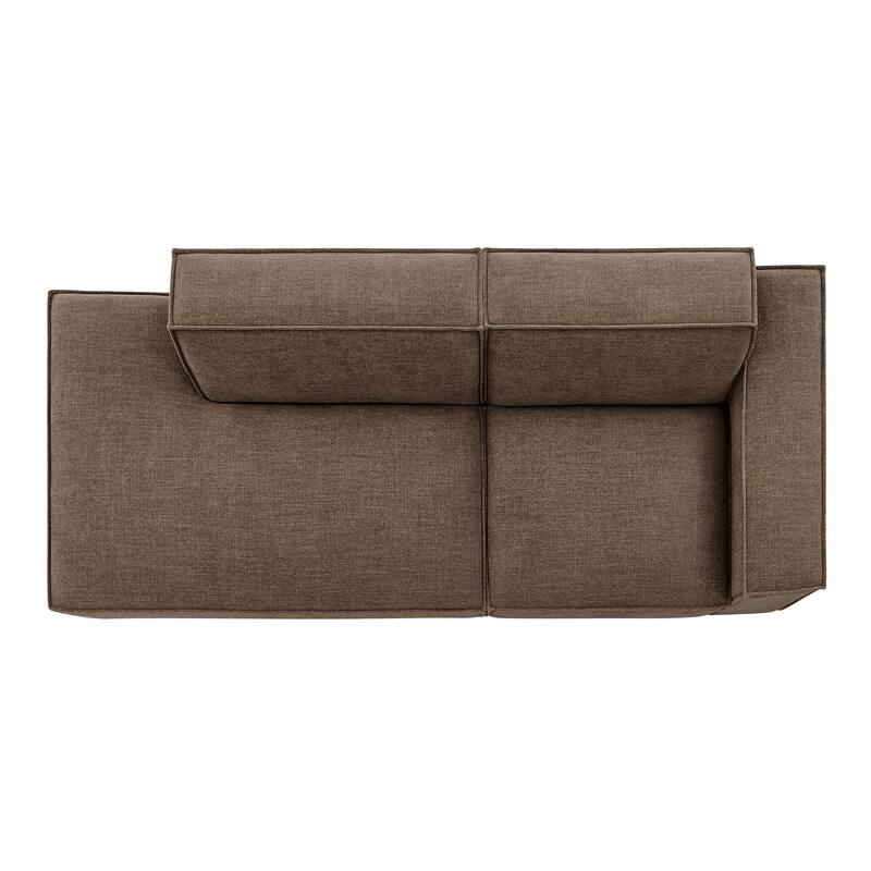 Restore 2-Piece Performance Fabric Upholstered Modular Loveseat