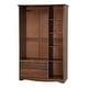 preview thumbnail 6 of 17, Copper Grove Caddo Grand 100% Solid Wood Wardrobe