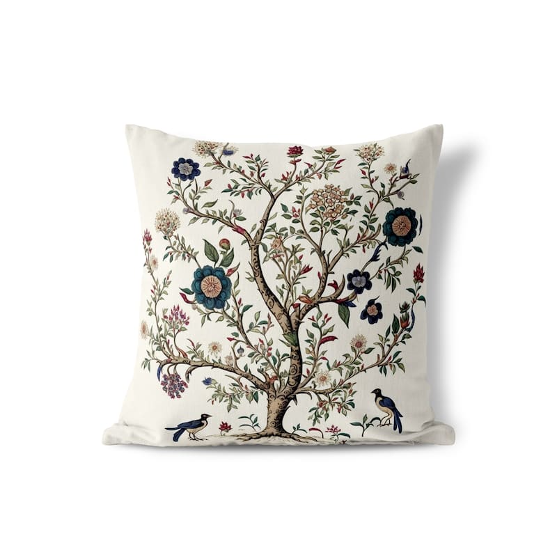 Amrita Sen Evergreen Elegance Indoor Outdoor Pillow with Zip - 18" x 18"
