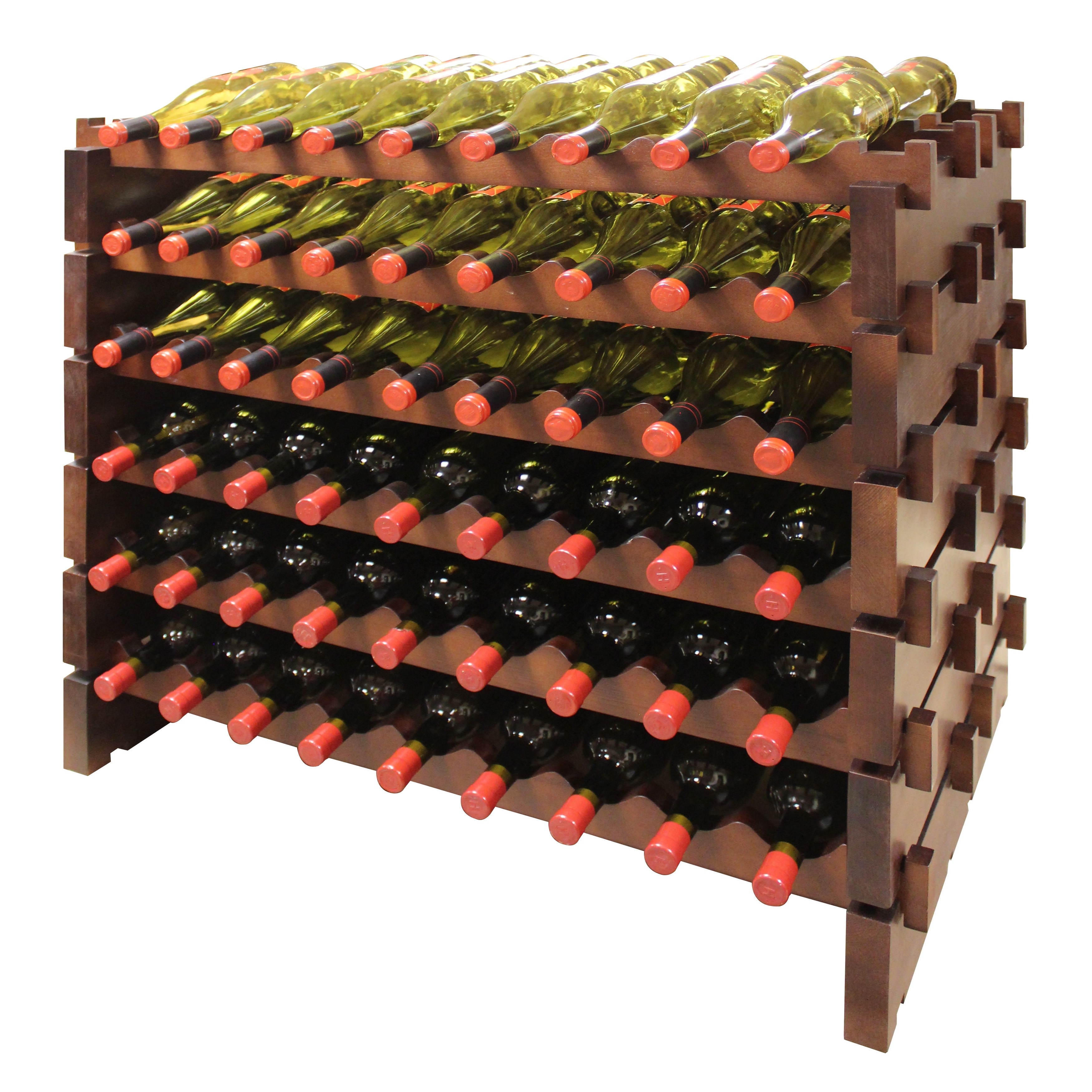 Double wine rack on sale