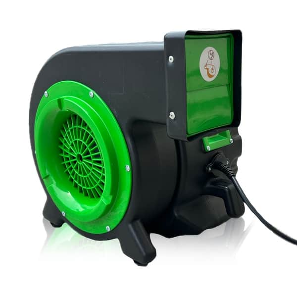 slide 2 of 6, JumpOrange Bounce House Air Blower 1HP for Inflatables Bouncy Castle and Slides Commercial for Indoor and Outdoor Use