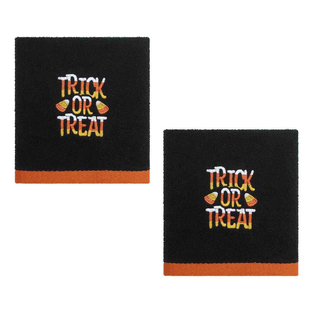 Avanti Trick or Treat Halloween 2-Pack Hand Towels