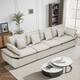 Option Light Gray-4-Seat Sofa