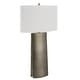 preview thumbnail 3 of 4, Uttermost V-Groove Modern Table Lamp - 33H, Shade 11H x 19W x 10D in.