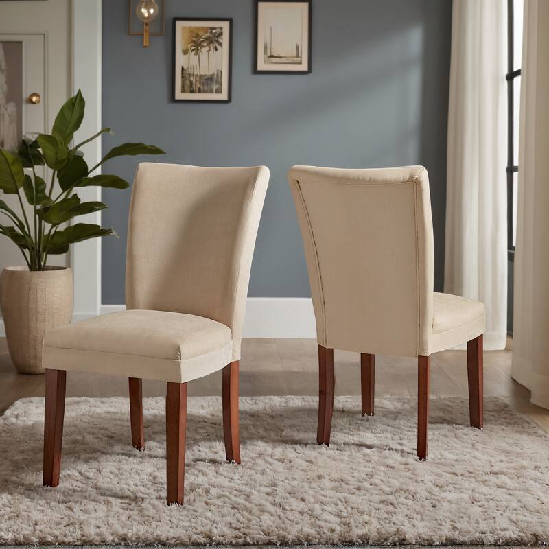 Dinant Chenille Parsons Dining Chairs (Set of 2) - Dining Chair