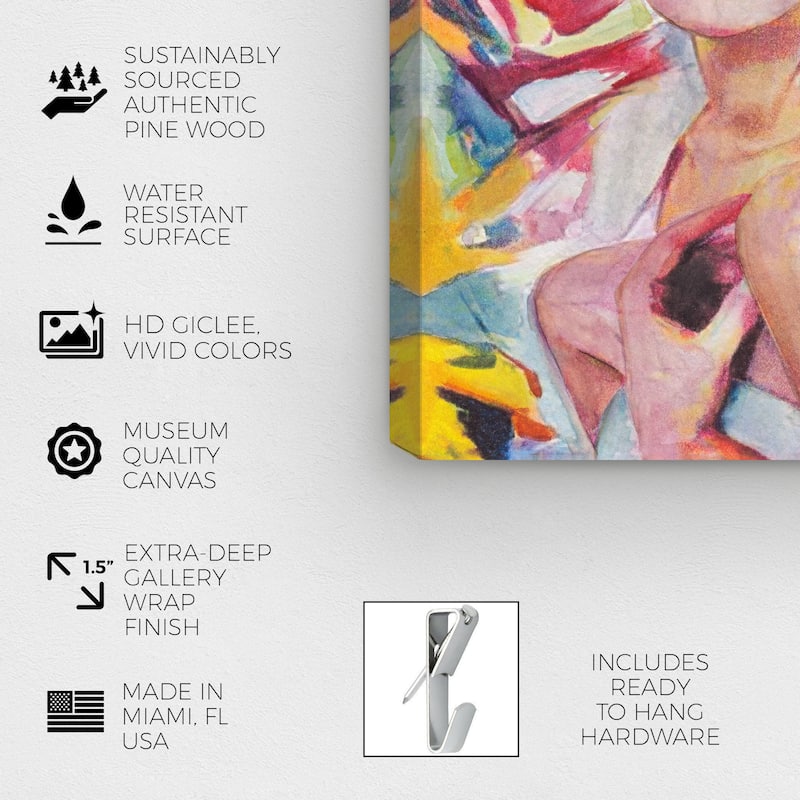 Wynwood Studio Fashion and Glam Gorgeous Woman II Yellow and Modern & Contemporary Wall Art Canvas Print