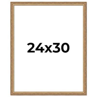 24x30 Frame Red Solid Wood Picture Frame Width 1.75 Inches | Interior Frame Depth 1 13/16 Inches