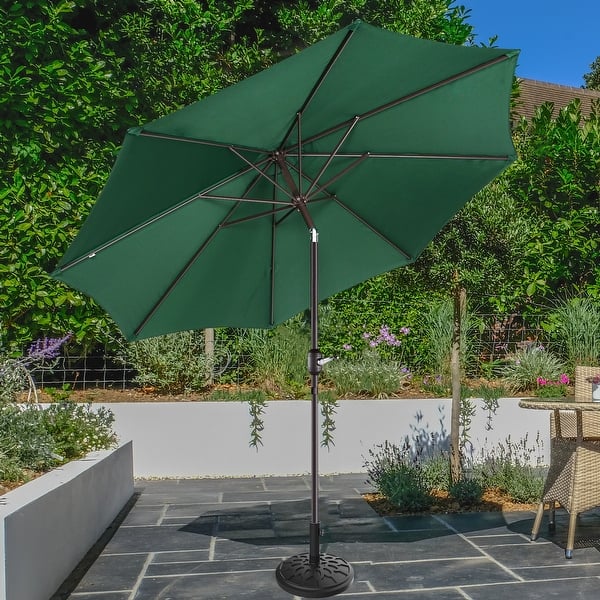 9 foot patio umbrella sale Villacera 9-Foot Outdoor Patio Umbrella with Base - On Sale - Bed Bath &  Beyond