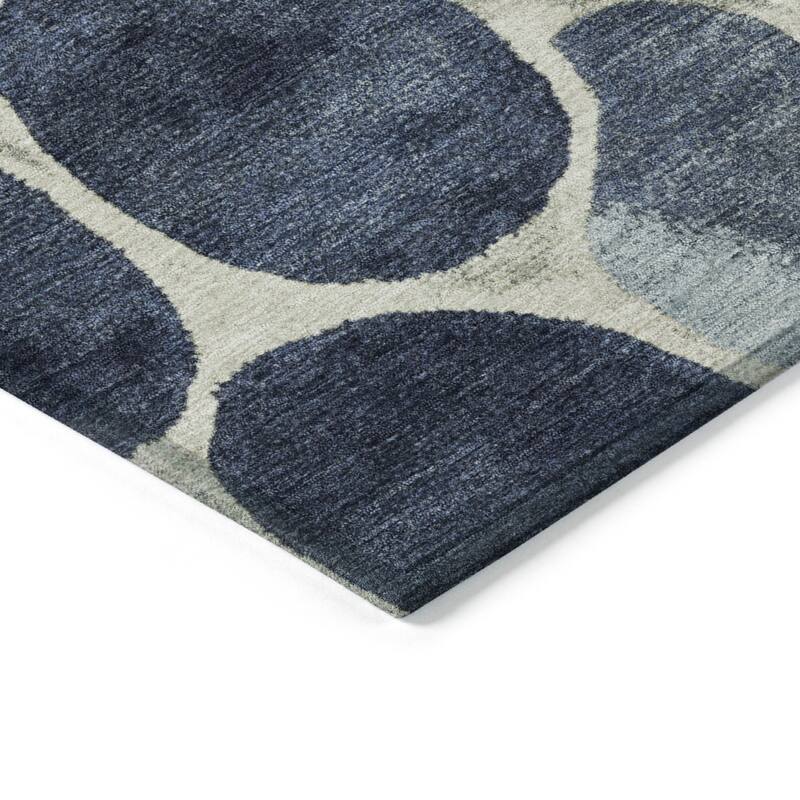 HomeRoots Geometric Transitional Rectangle Outdoor Rug
