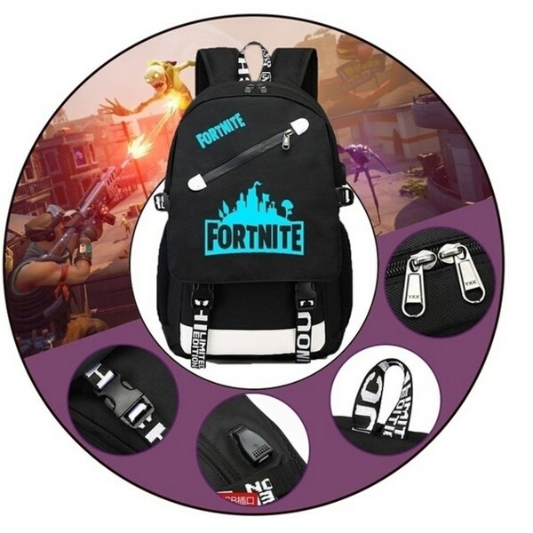 fortnite backpack with usb