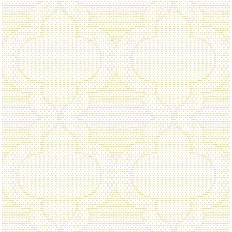 A-Street Prints Ernest Yellow Quilted Quatrefoil Wallpaper