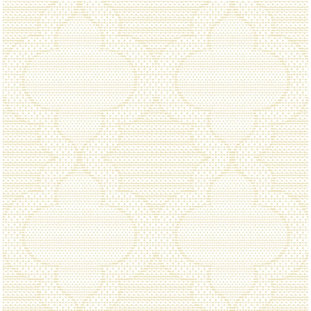 A-Street Prints Ernest Yellow Quilted Quatrefoil Wallpaper
