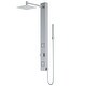preview thumbnail 11 of 30, VIGO Orchid 2-Jet Retro-fit Shower Panel System with Shower Head and Handheld Shower Stainless Steel