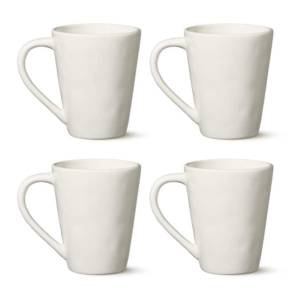 slide 2 of 4, Certified International Linen Cream 18 oz. Mugs,Set of 4 - 5.5"W x 4"D x 5"H