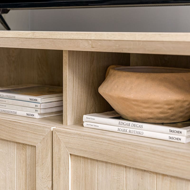 Middlebrook 44-inch Groove Door Corner TV Stand