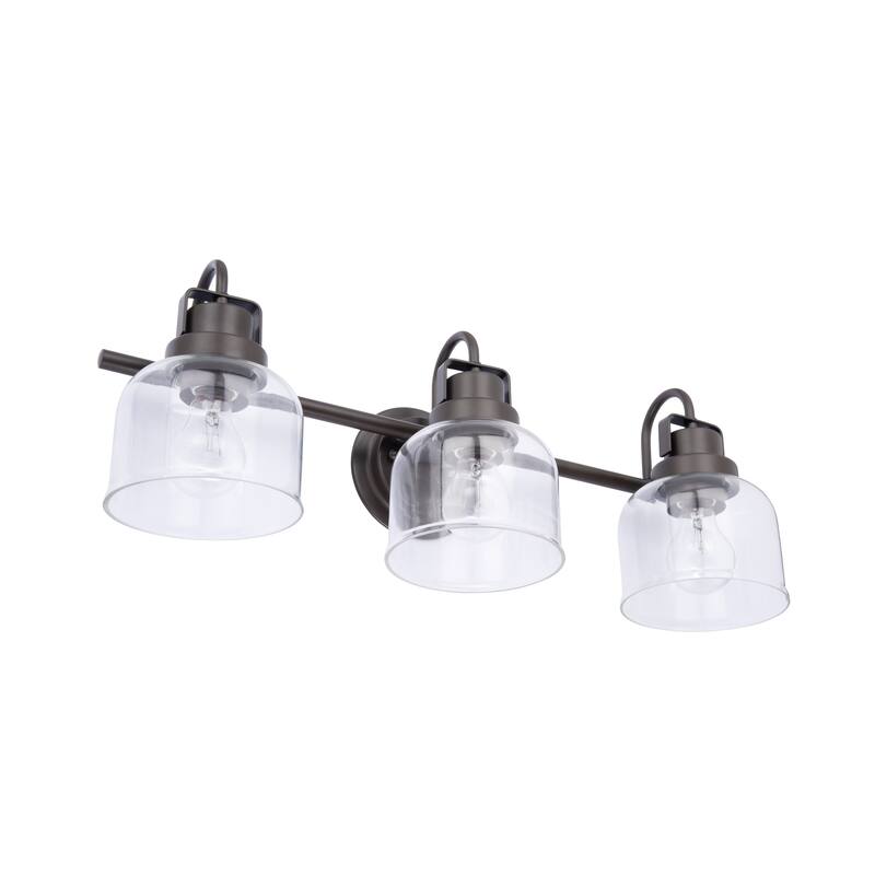 Brio Lighting Brighton Farmhouse 3-Light Dimmable Bathroom Vanity Light