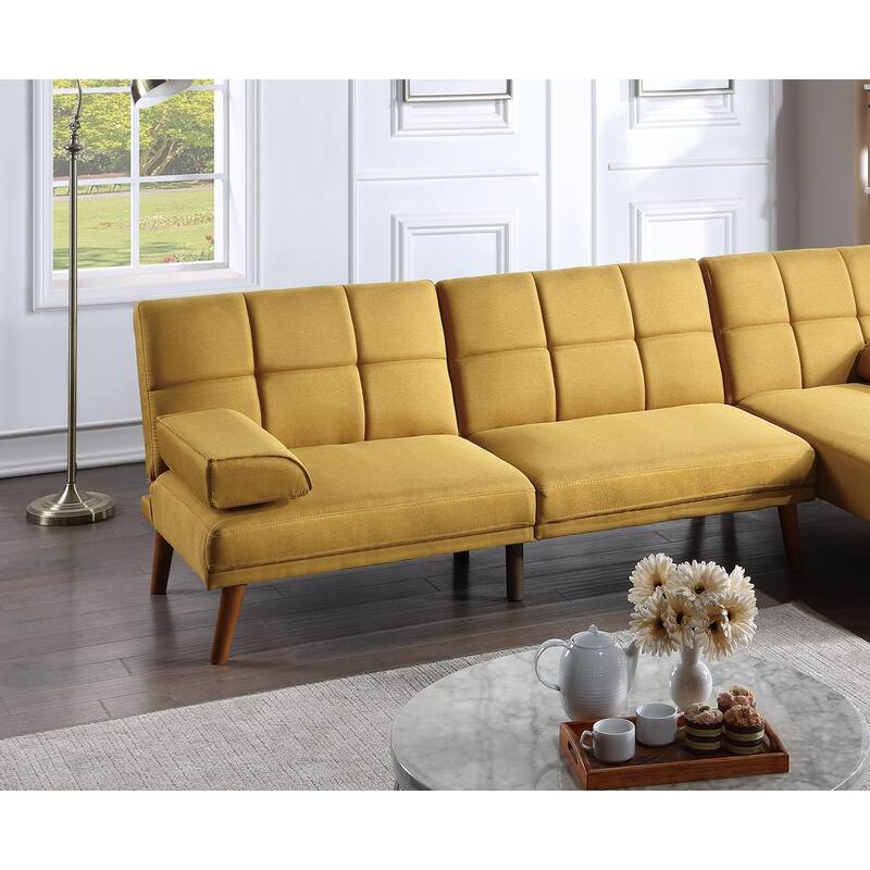 Contemporary Tufted Sofa Bed - Multi-Functional Adjustable Furniture