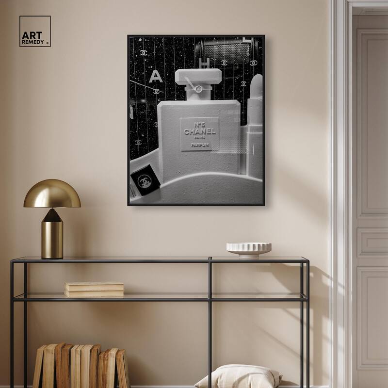 Sculptural Number 5 Canvas by Art Remedy