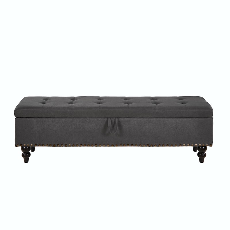 59" Bed Bench with Storage