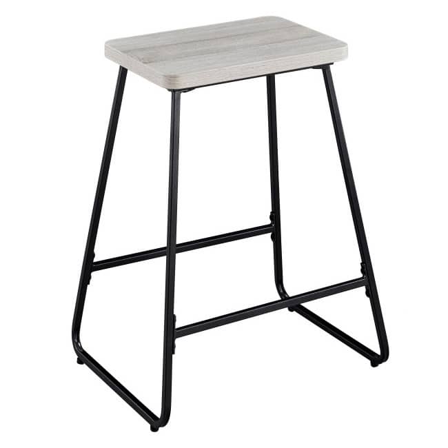 Steve Silver Callen Weathered Driftwood Counter Stool - Set of 2