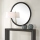 preview thumbnail 4 of 4, Uttermost 09975 Corona 50" Diameter Circular Framed Bathroom Mirror