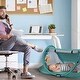 preview thumbnail 6 of 6, KidCo PeaPod Prestige Lightweight Outdoor Portable Toddler Travel Bed, Seafoam - 2.6