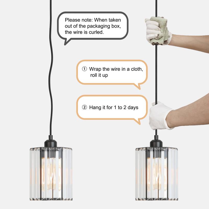 Starsky 1-Light Modern Minimalist Single Glass Pendant Light - Black