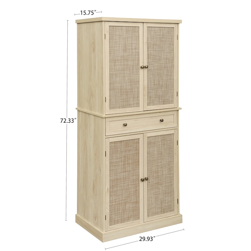 4 Door Cabinet with 1 Drawer