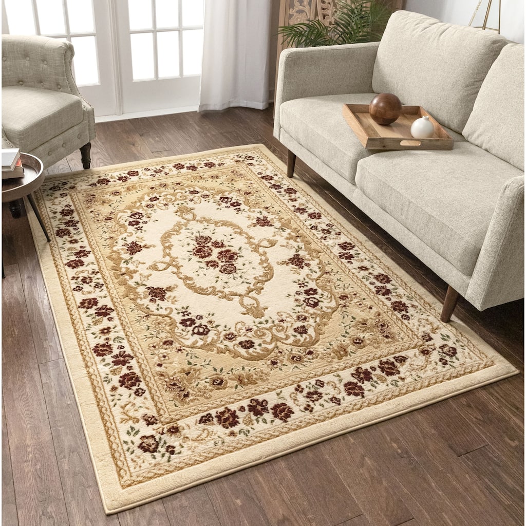 Well Woven Dulcet Versaille Oriental Medallion Persian Area Rug
