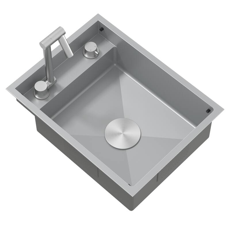 RV Sink with faucet and foldable tap