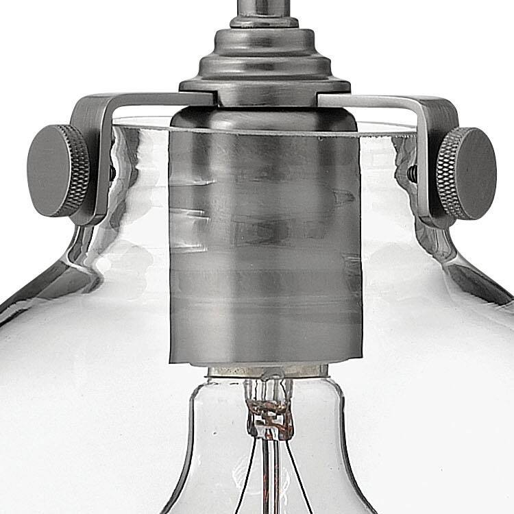 Hinkley Lighting 1 Light Indoor Wall Sconce with Clear Globe Shade