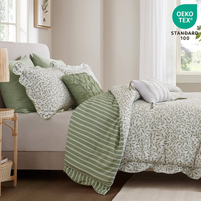 Madison Park Darcy 5 Piece Print Comforter Set